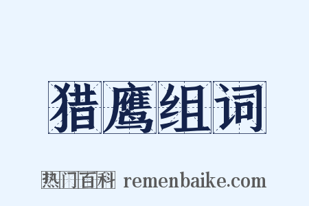 猎鹰组词是什么意思的图片